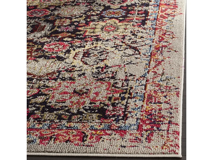 Tapis Gris/Multicolore 122 X 170 cm - Fillipo