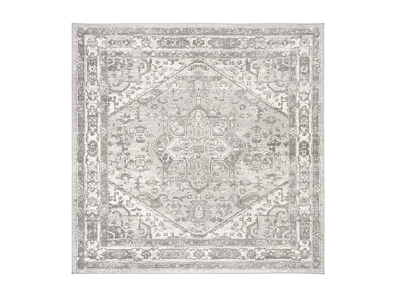 Tapis Neutre/Gris 201 X 201 cm - Maliyah