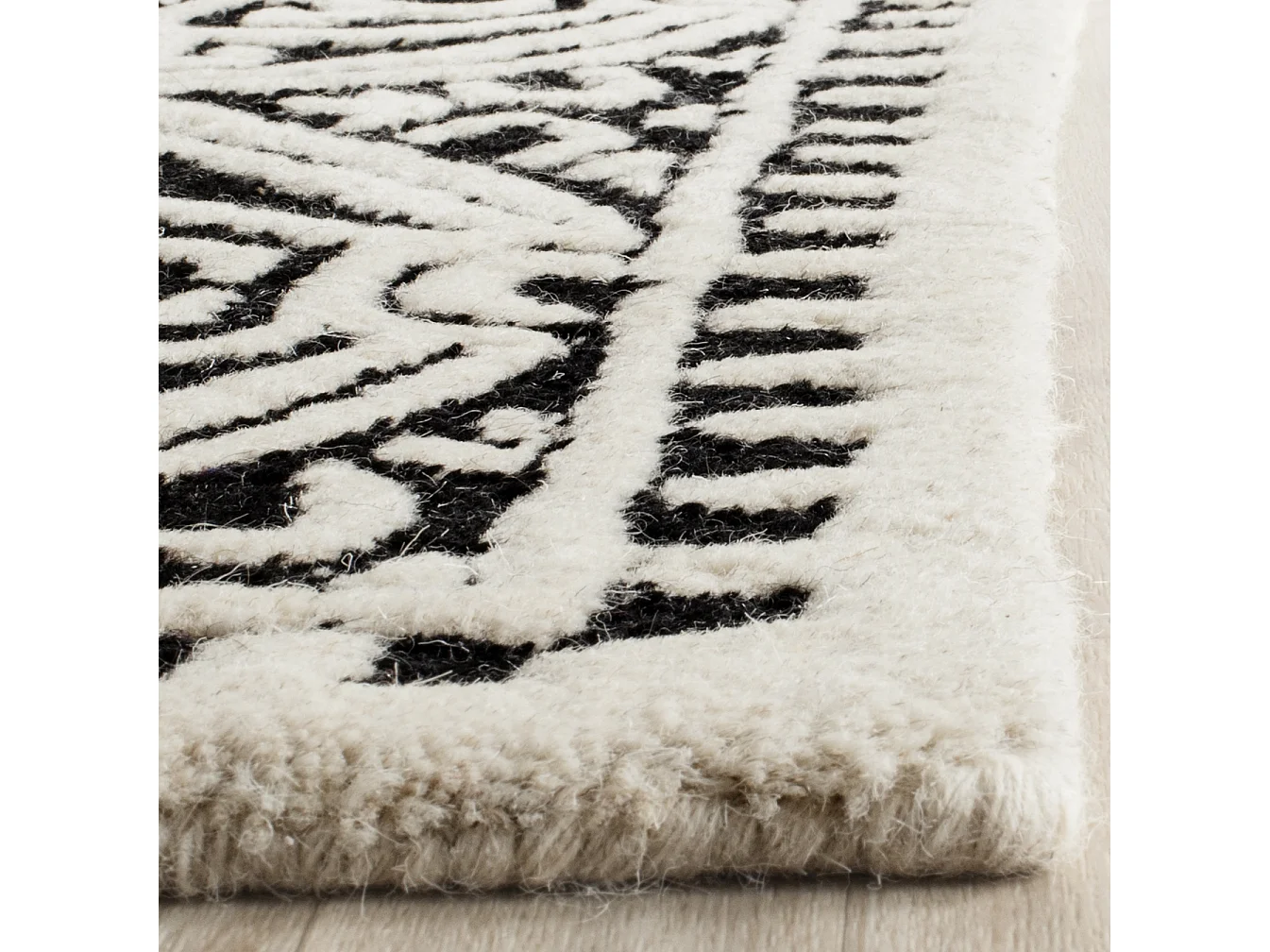 Tapis Noir/Neutre 122 X 183 cm - Roby