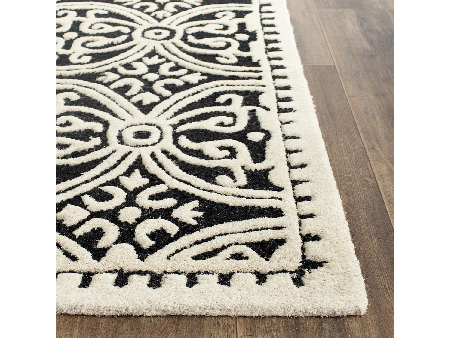 Tapis Noir/Neutre 122 X 183 cm - Roby