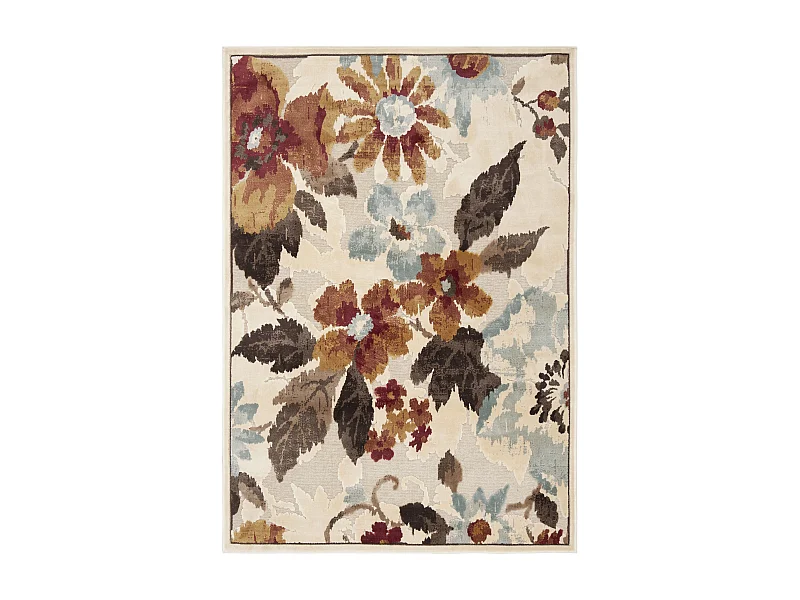 Tapis Neutre/Multicolore 122 X 170 cm - Amalia