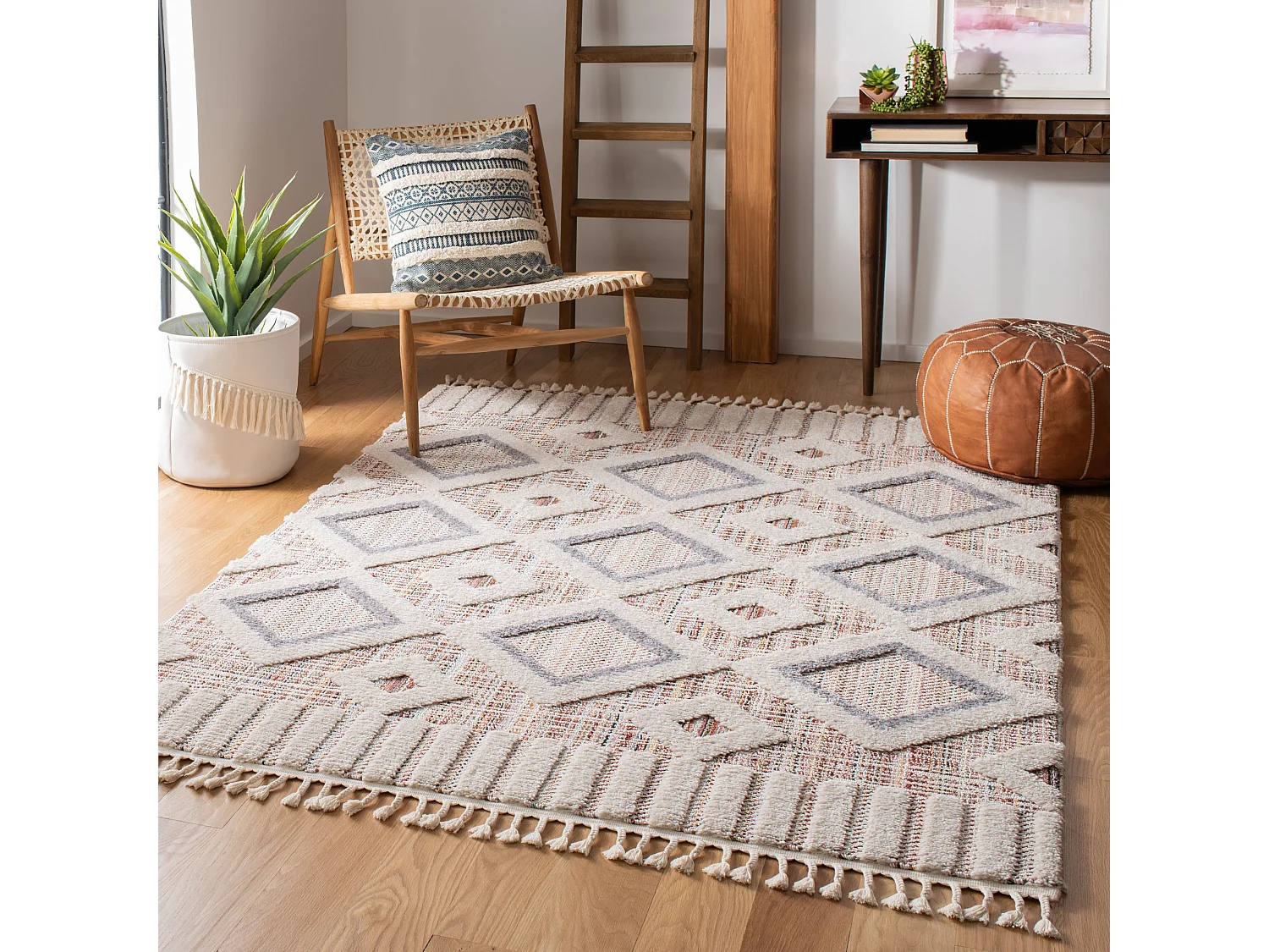 Tapis Gris/Multicolore 160 X 229 cm - Juliana