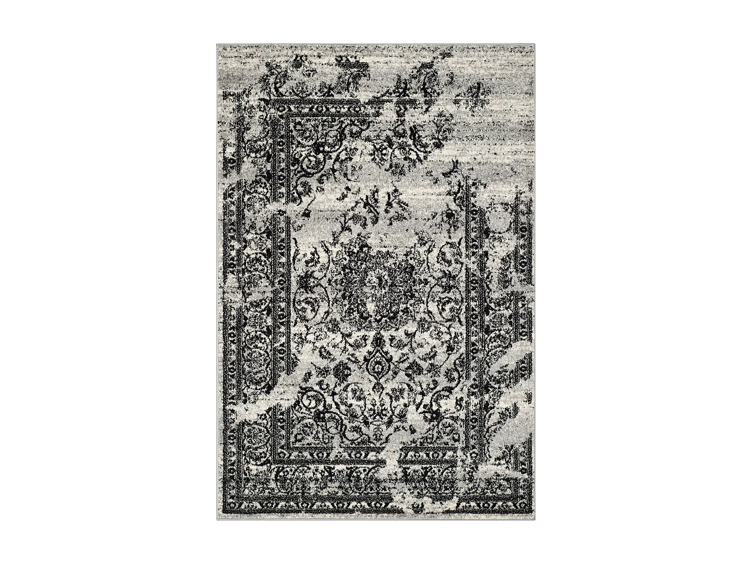 Tapis Gris/Noir 155 X 229 cm - Justyna