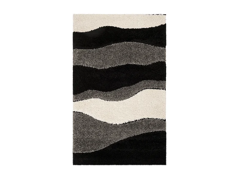 Tapis Gris/Noir 99 X 160 cm - Bonita