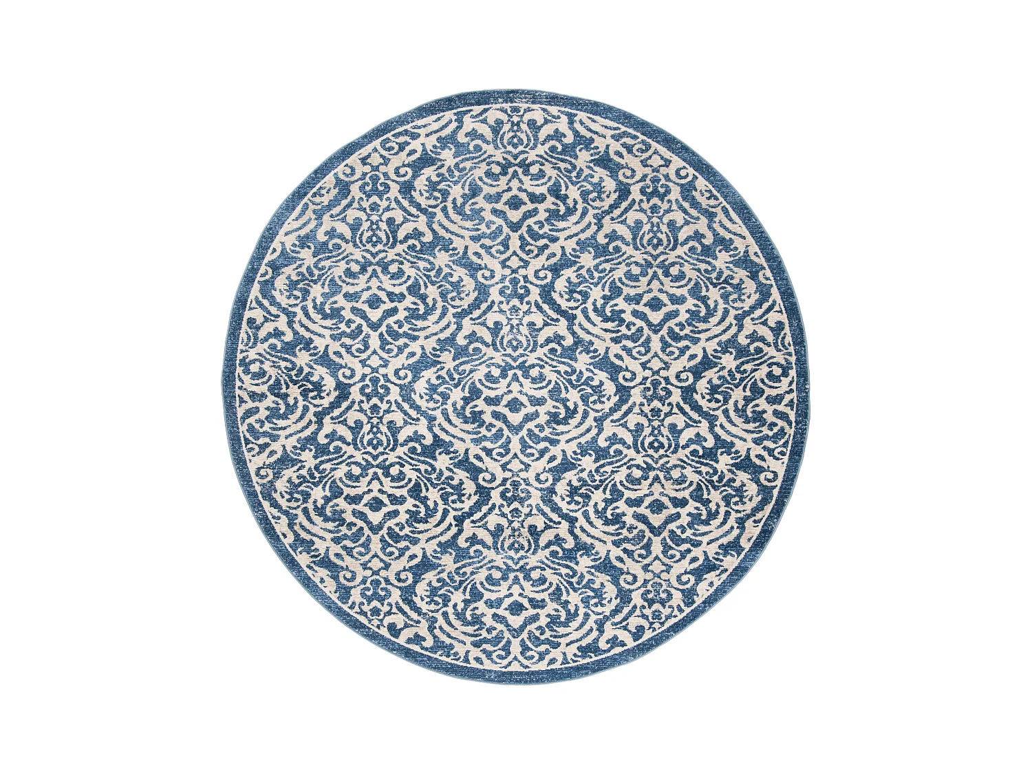 Tapis Bleu/Neutre 201 X 201 cm - Ophelia