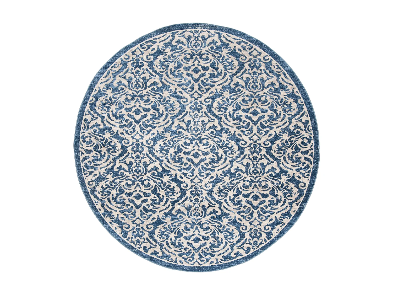 Tapis Bleu/Neutre 201 X 201 cm - Ophelia