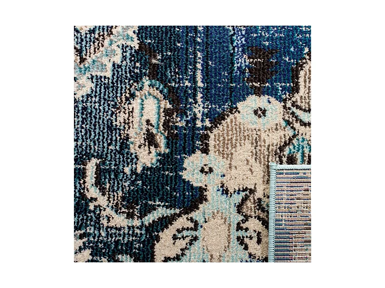 Tapis Bleu Marine/Bleu 122 X 170 cm - Milà