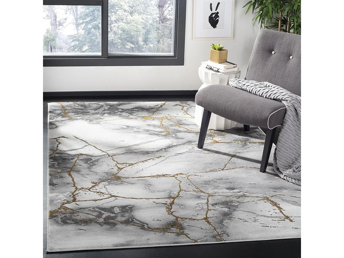 Tapis Gris 79 X 152 cm - Margaretha