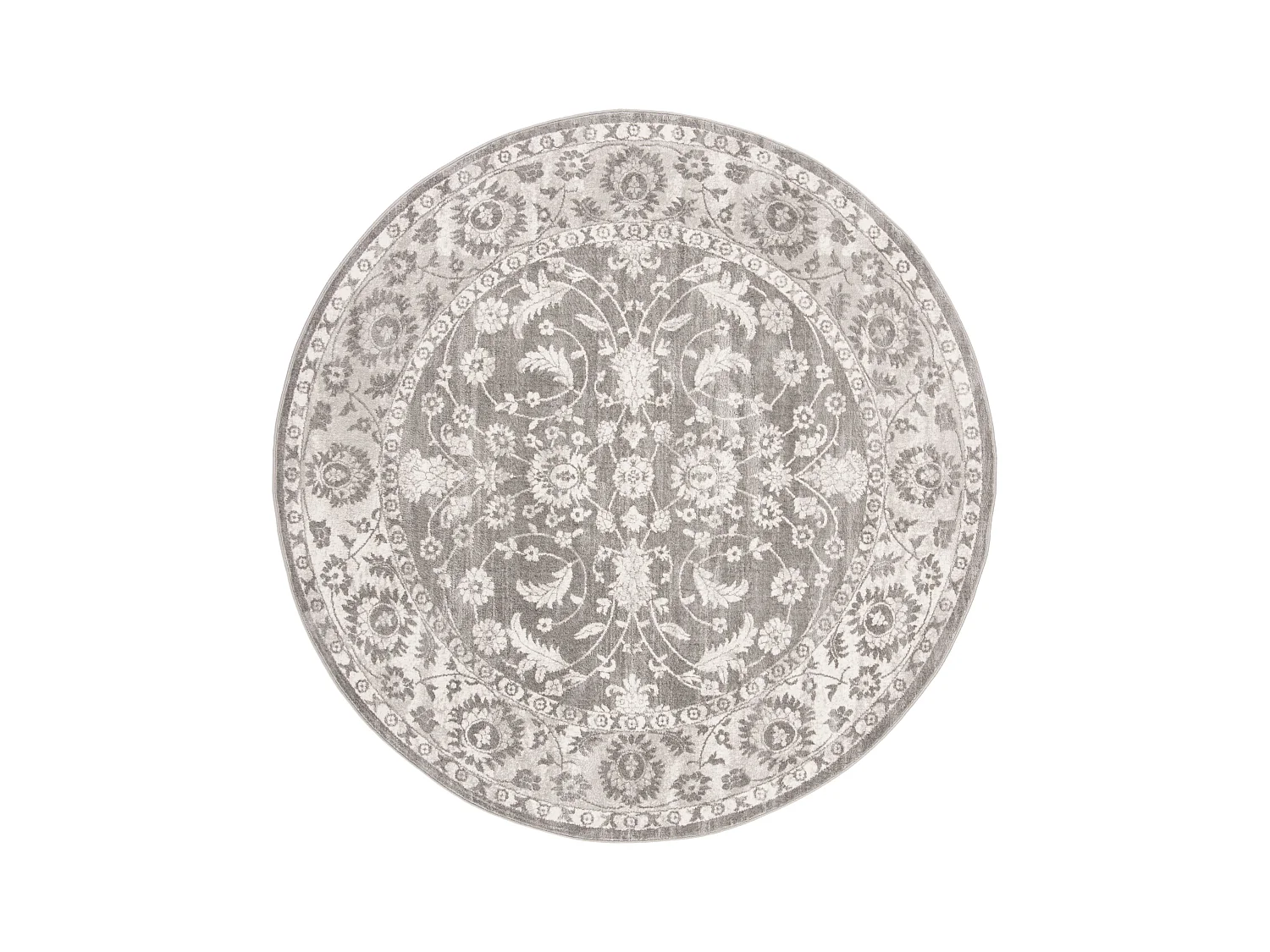Tapis Neutre/Gris 201 X 201 cm - Ciara