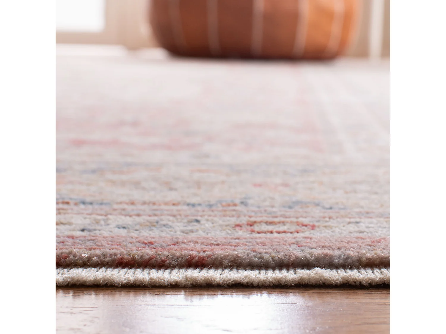 Tapis Rose/Gris 122 X 183 cm - Claire