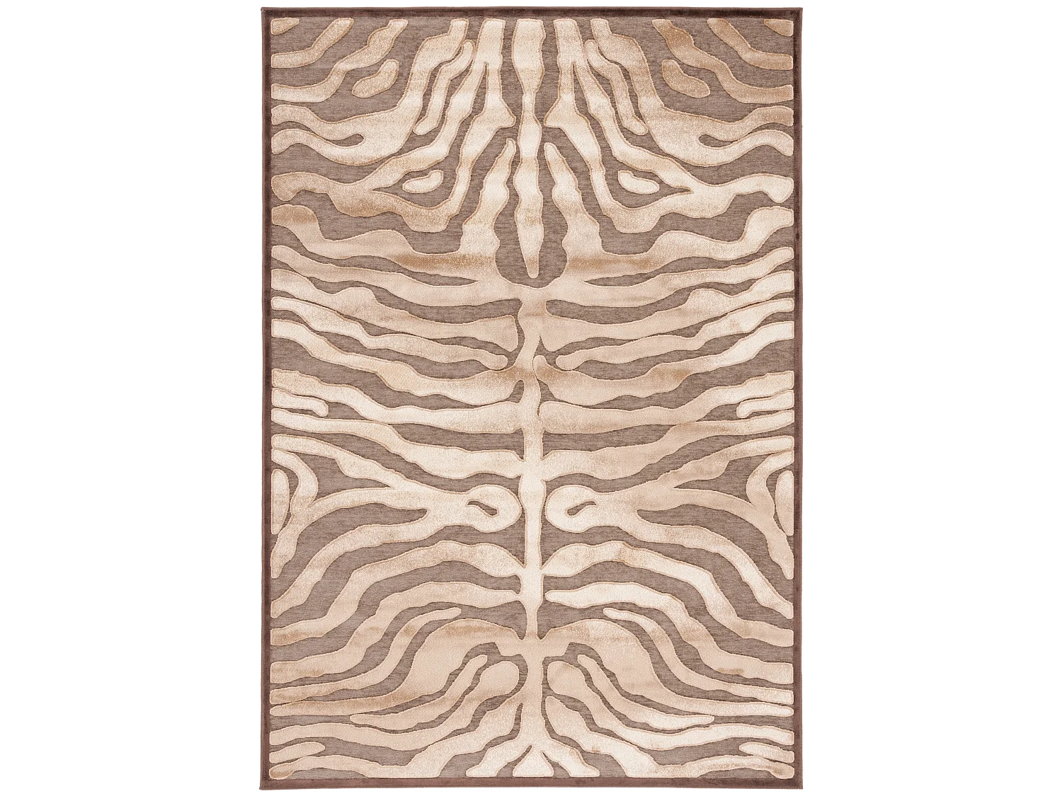 Tapis Neutre/Marron 160 X 229 cm - Fiona