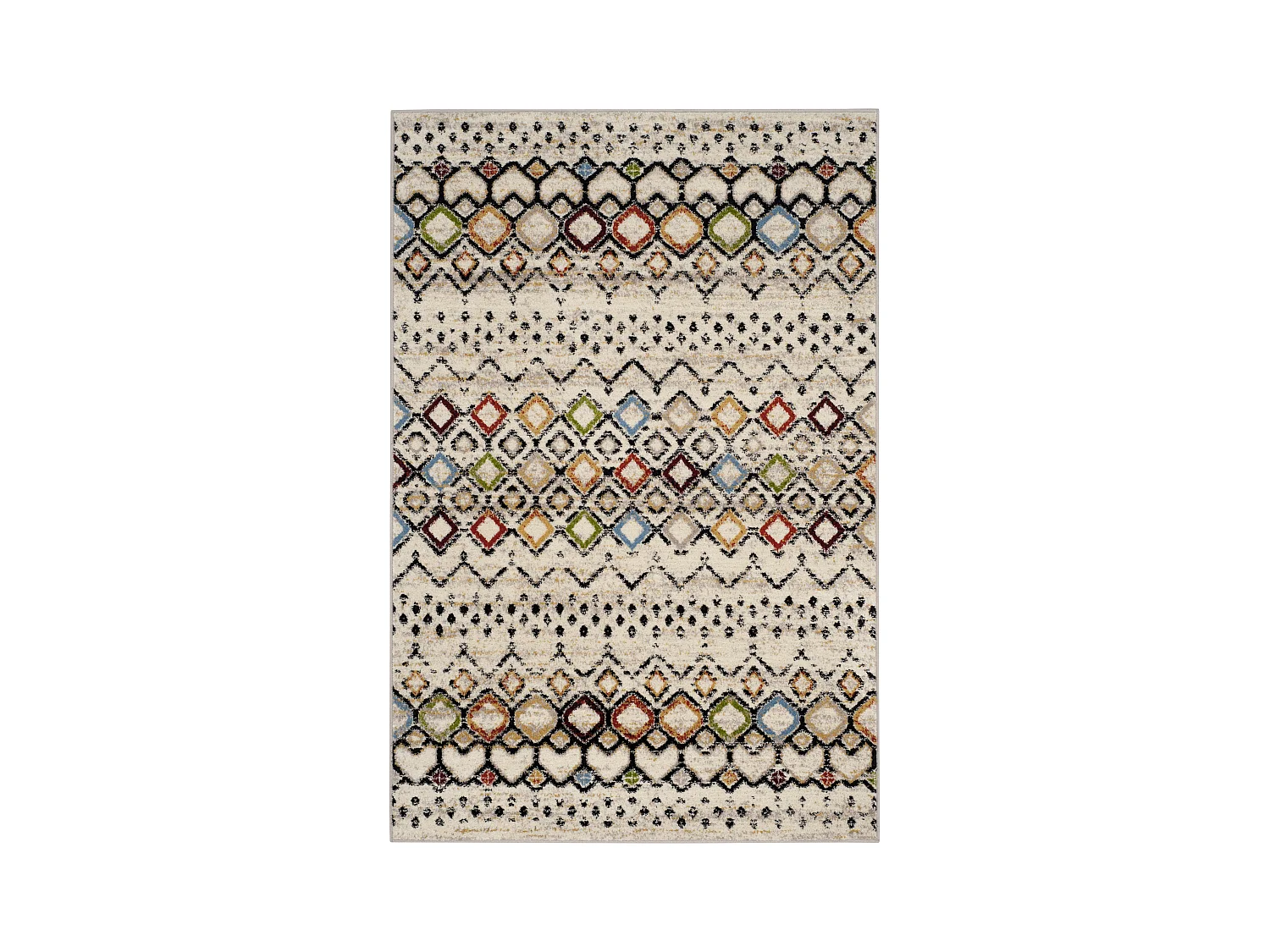 Tapis Neutre/Multicolore 122 X 183 cm - Cullen