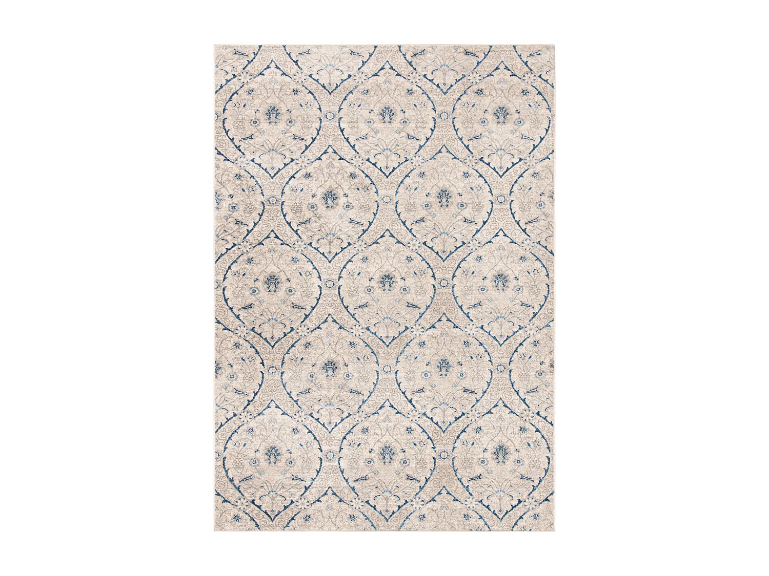 Tapis Gris/Bleu 160 X 229 cm - Camille
