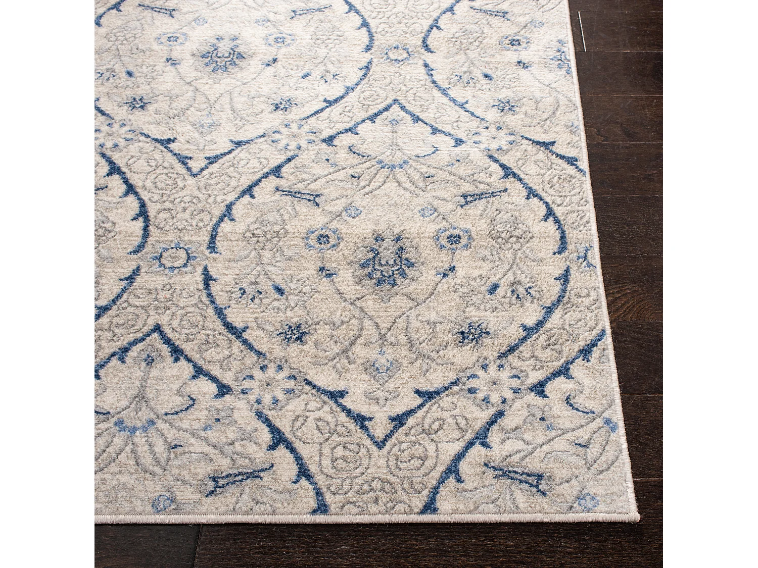 Tapis Gris/Bleu 160 X 229 cm - Camille