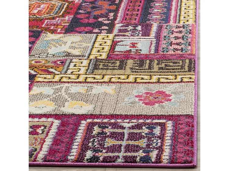 Tapis Rose/Multicolore 122 X 170 cm - Cato