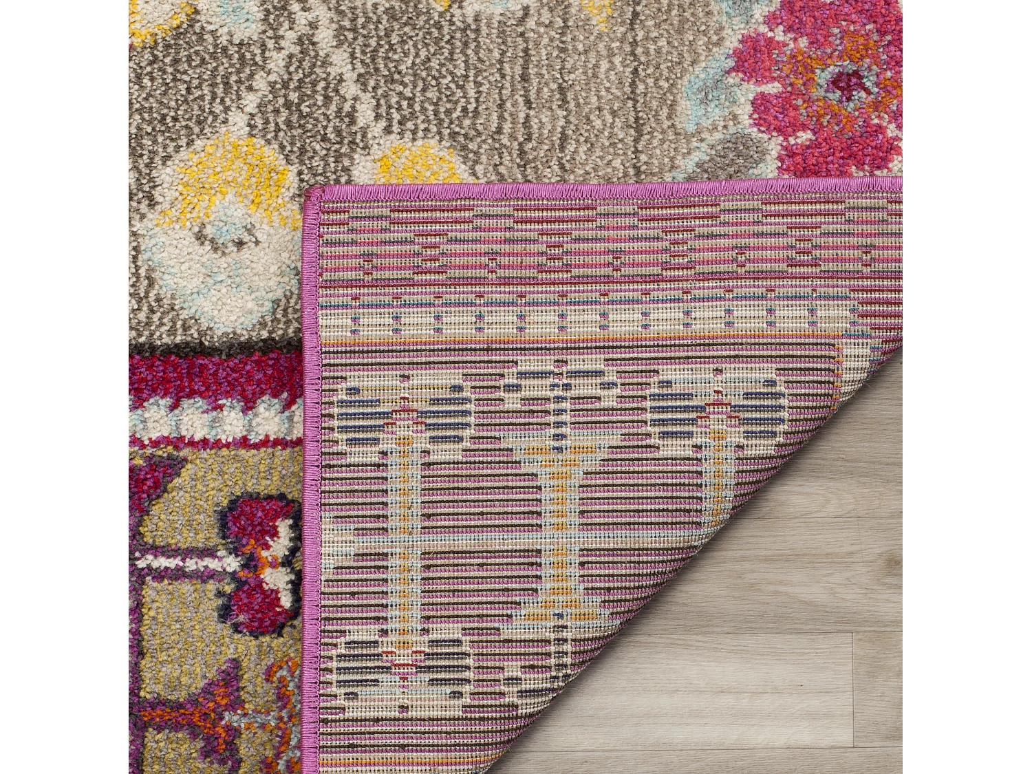 Tapis Rose/Multicolore 122 X 170 cm - Cato