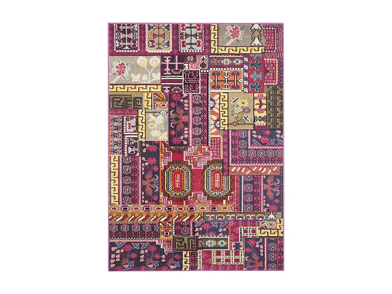 Tapis Rose/Multicolore 122 X 170 cm - Cato
