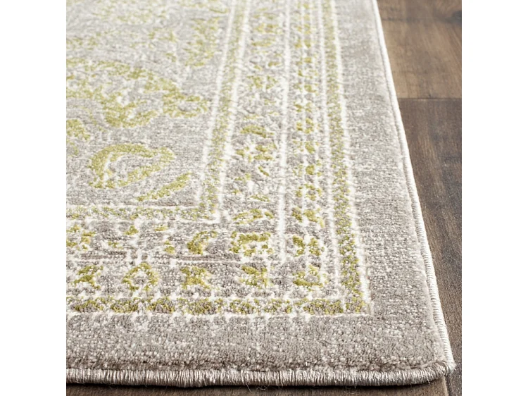Tapis Gris/Vert 122 X 170 cm - Annabelle