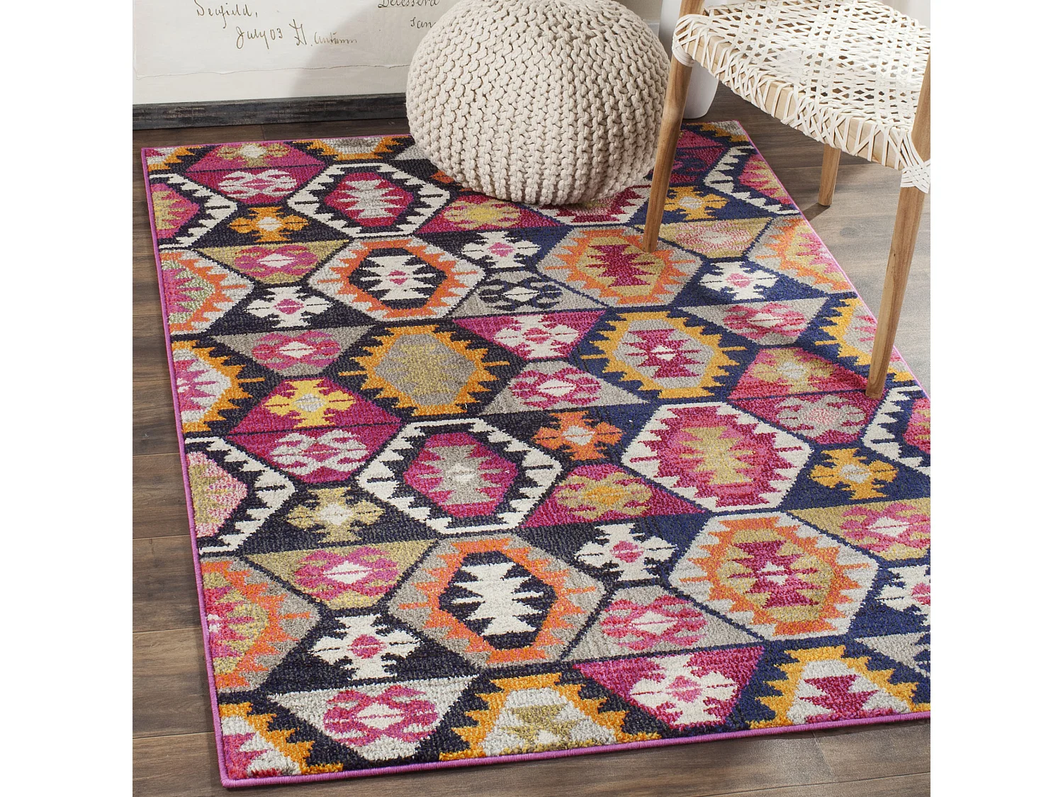 Tapis Multicolore 122 X 170 cm - Enzo