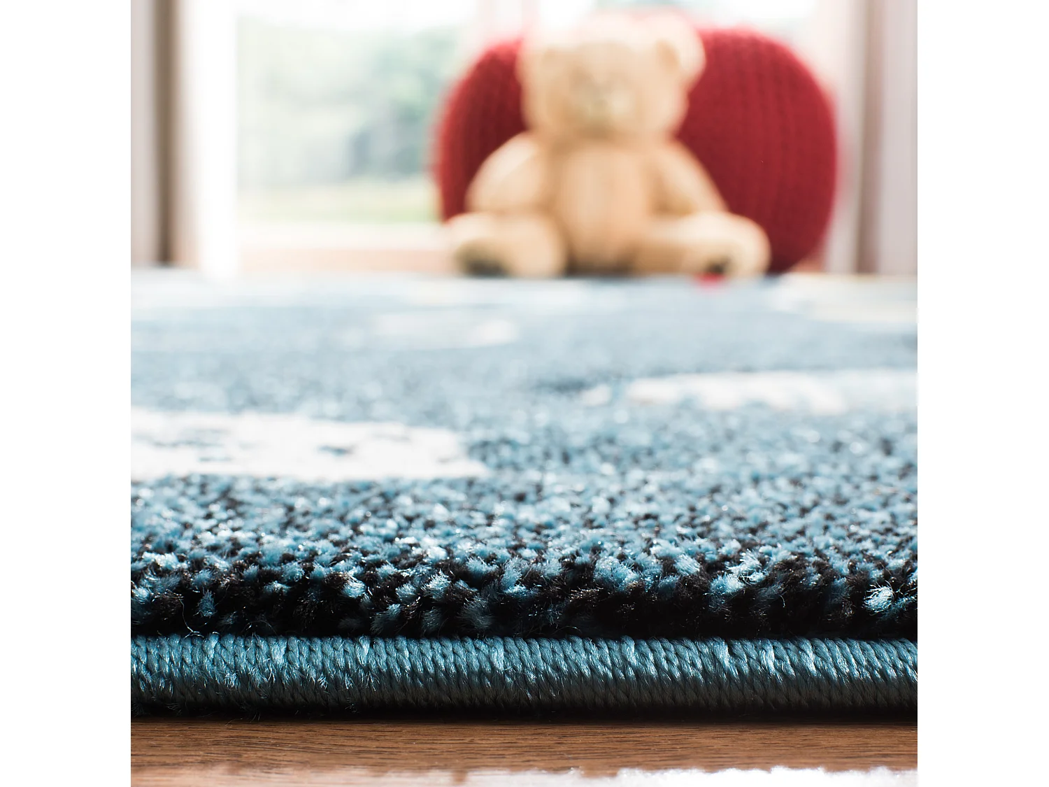 Tapis Bleu Marine/Neutre 99 X 160 cm - Layla