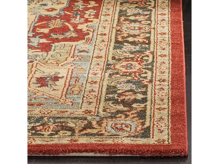 Tapis Neutre/Bleu Marine 122 X 170 cm - Alberto