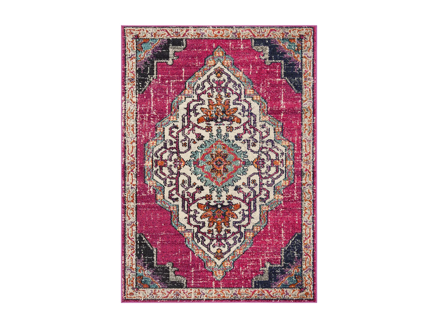 Tapis Rose/Multicolore 122 X 170 cm - Isabelle