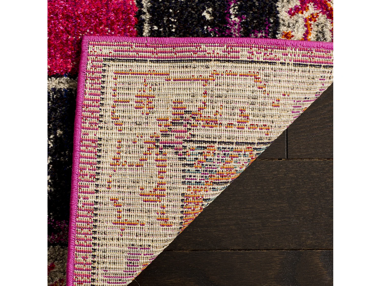 Tapis Rose/Multicolore 122 X 170 cm - Isabelle