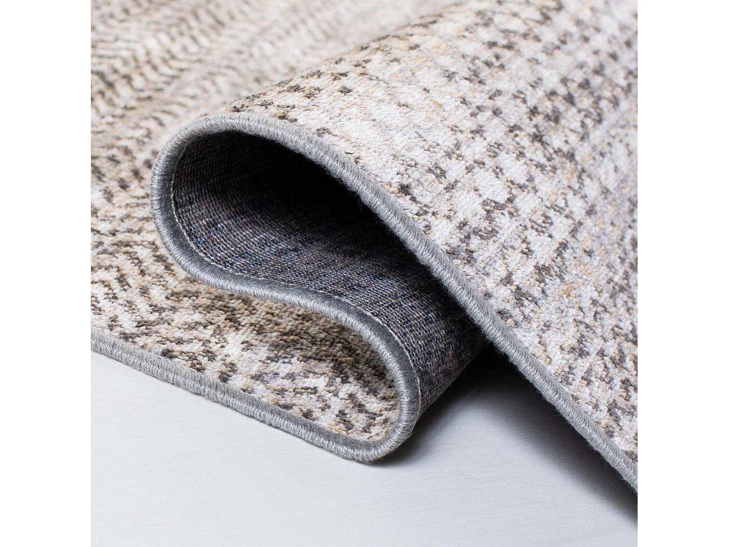 Tapis Neutre/Blanc 99 X 160 cm - Teagan