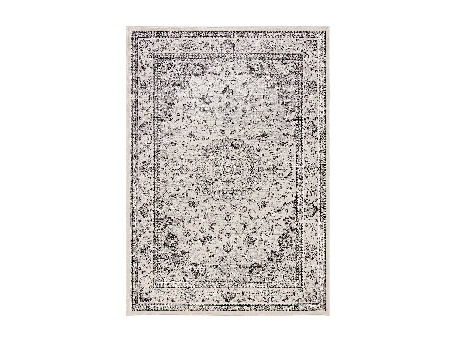 Tapis Neutre/Blanc 183 X 274 cm - Luciana