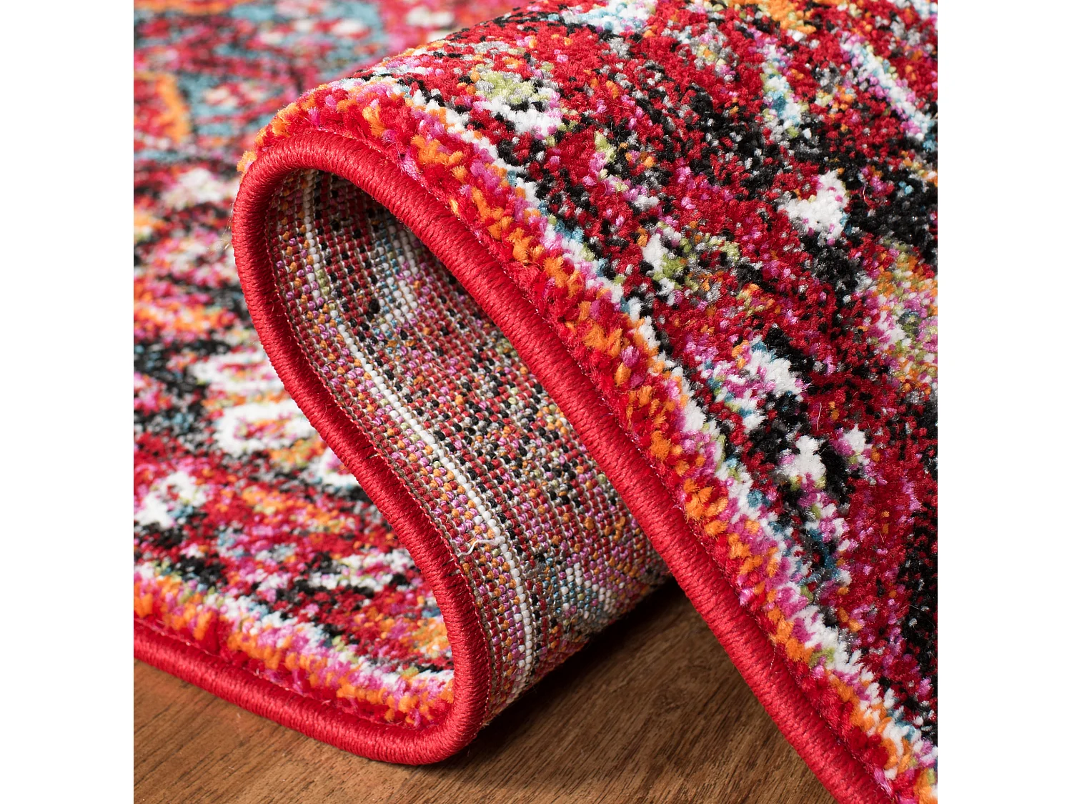 Tapis Rouge/Multicolore 79 X 152 cm - Ariah