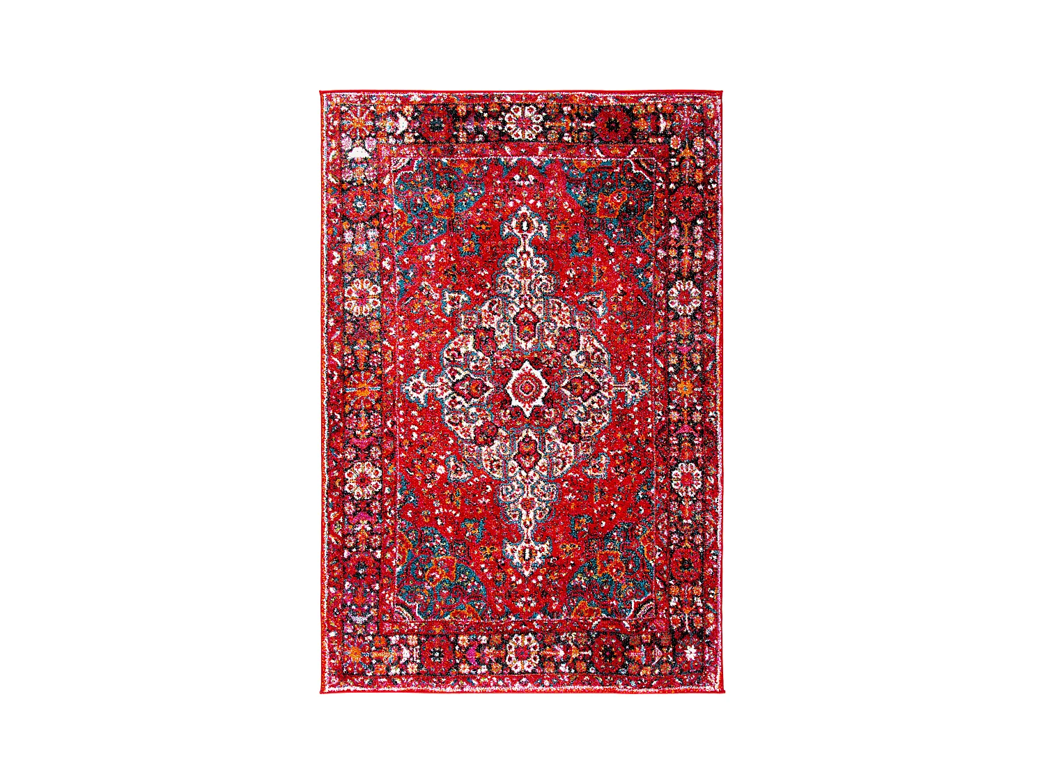 Tapis Rouge/Multicolore 79 X 152 cm - Ariah