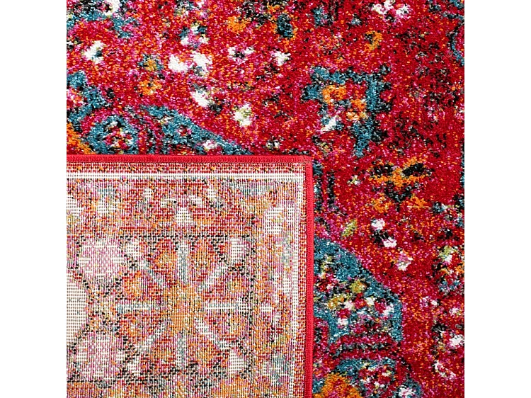 Tapis Rouge/Multicolore 79 X 152 cm - Ariah