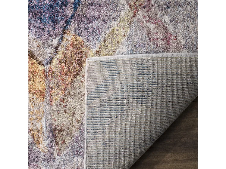 Tapis Violet/Gris 91 X 152 cm - Farrah