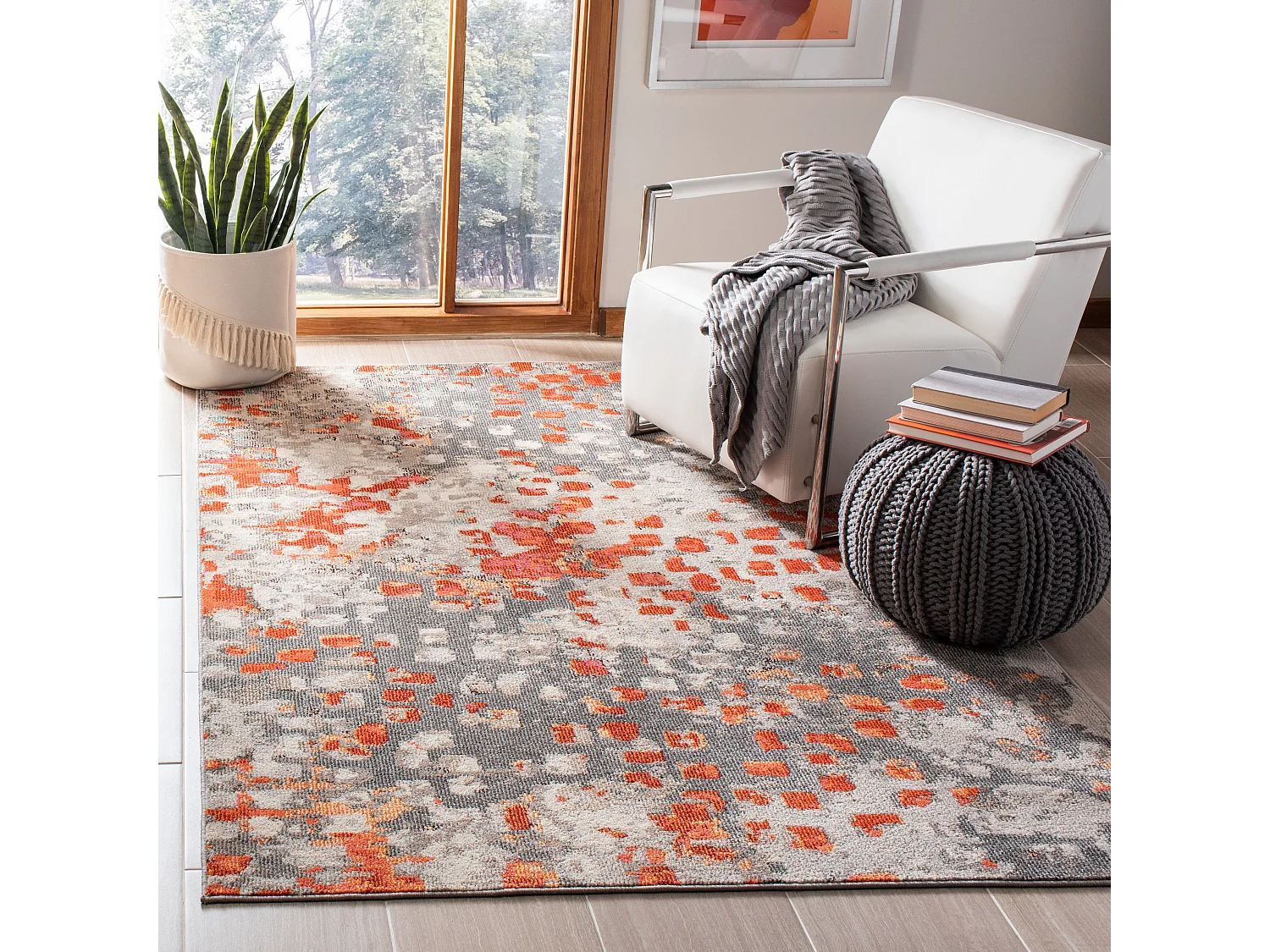 Tapis Gris 122 X 183 cm - Paisley