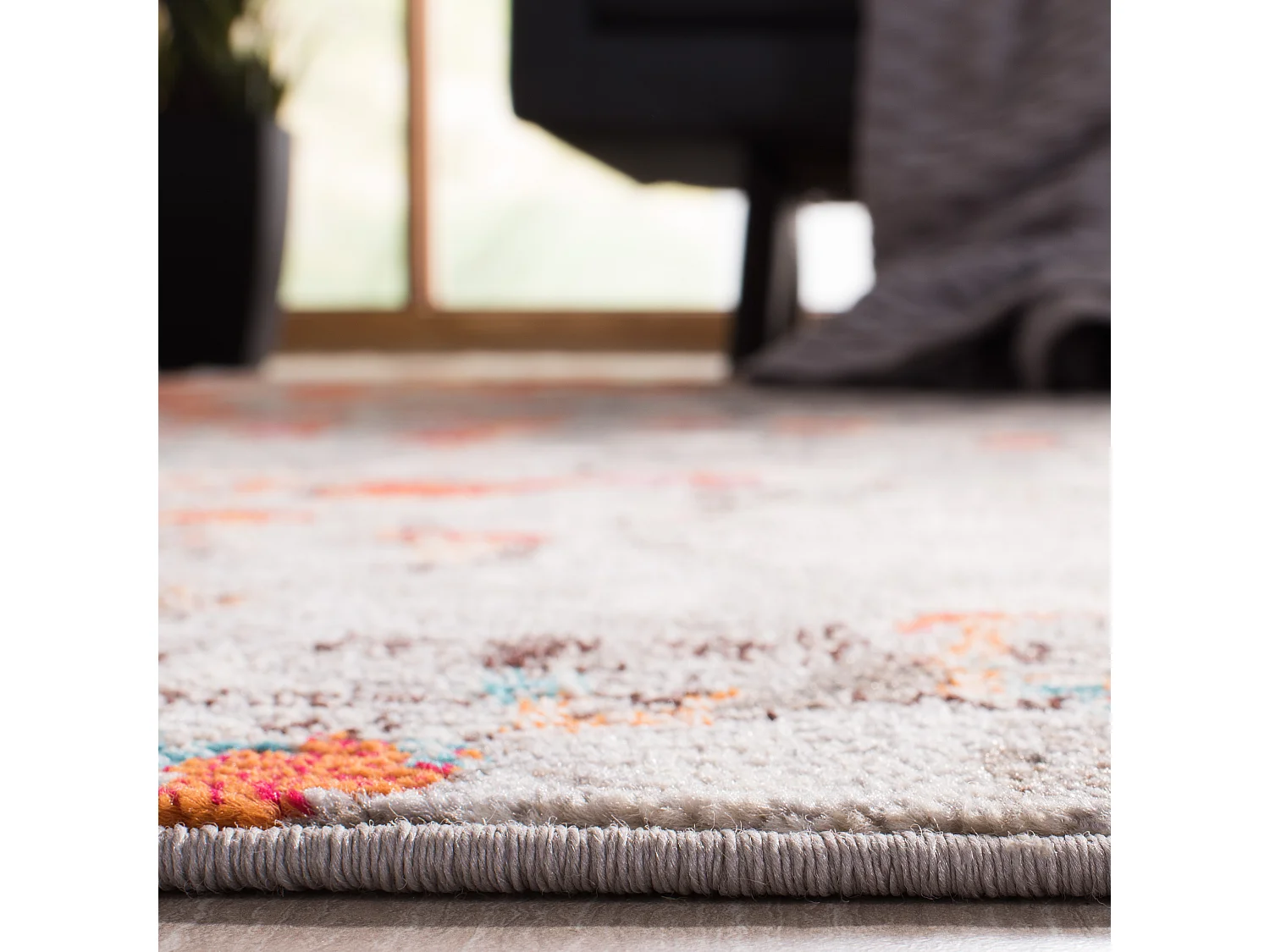 Tapis Gris 122 X 183 cm - Paisley