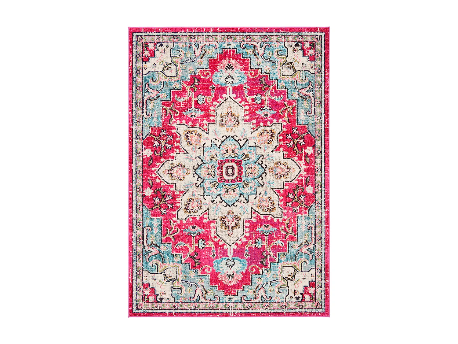 Tapis Rose/Bleu 160 X 229 cm - Malaya