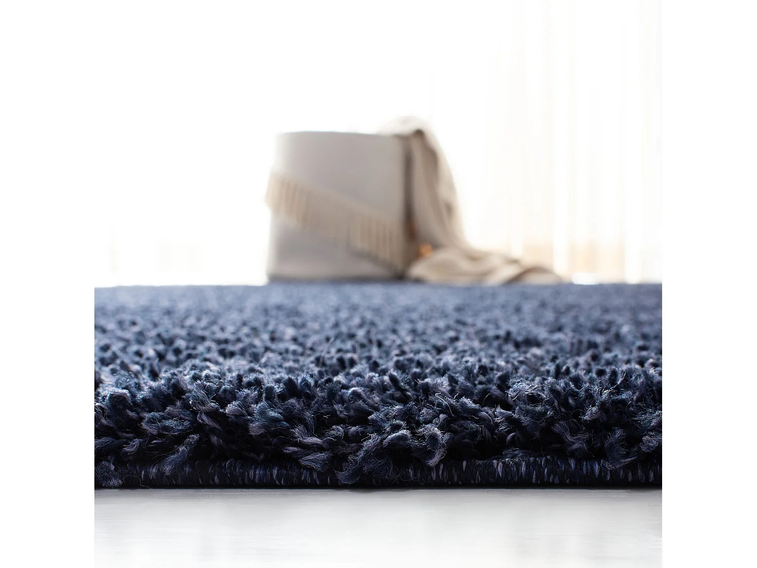 Tapis Bleu Marine 160 X 229 cm - Morgan