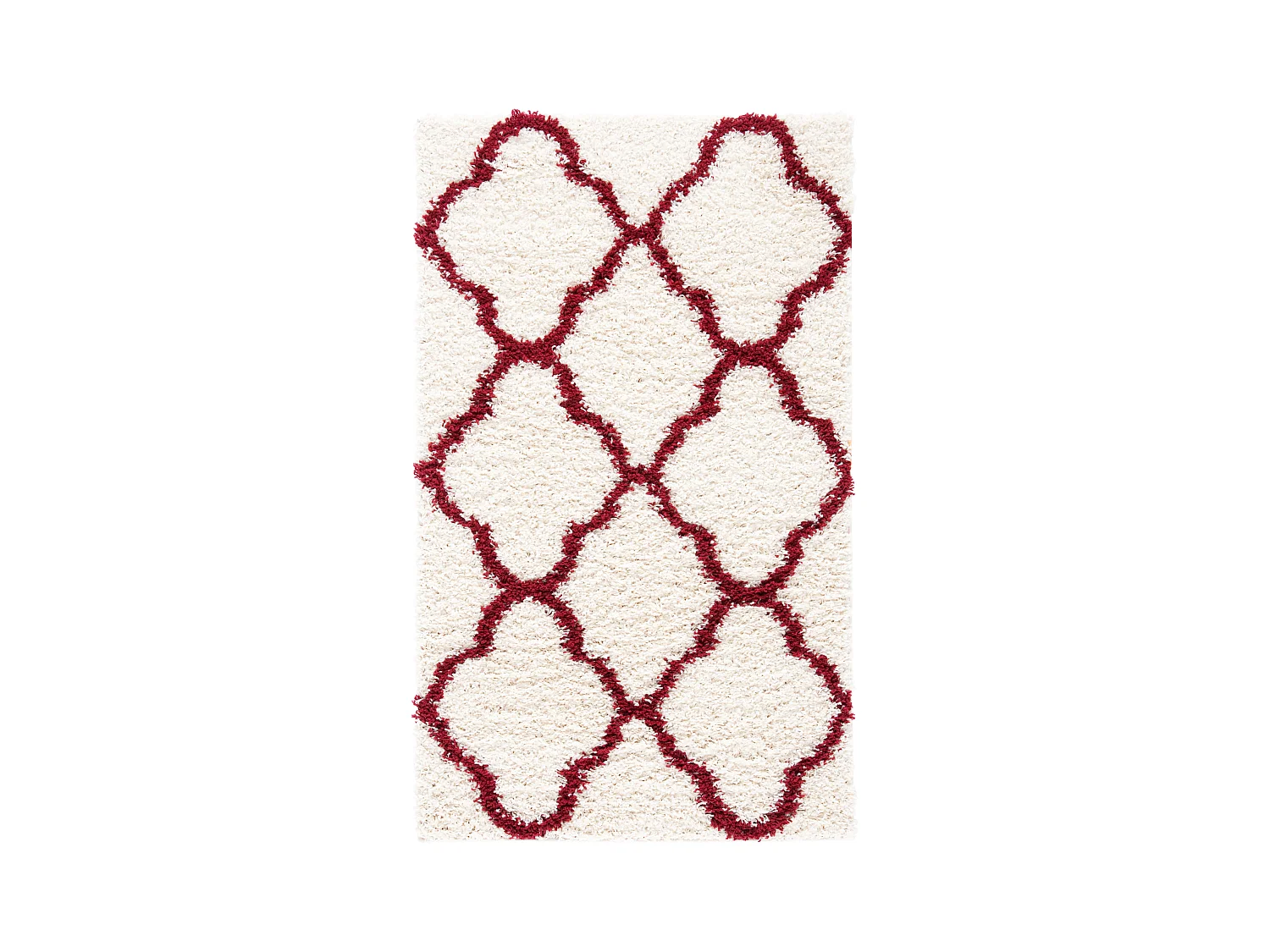 Tapis Neutre/Rouge 122 X 183 cm - Aldo