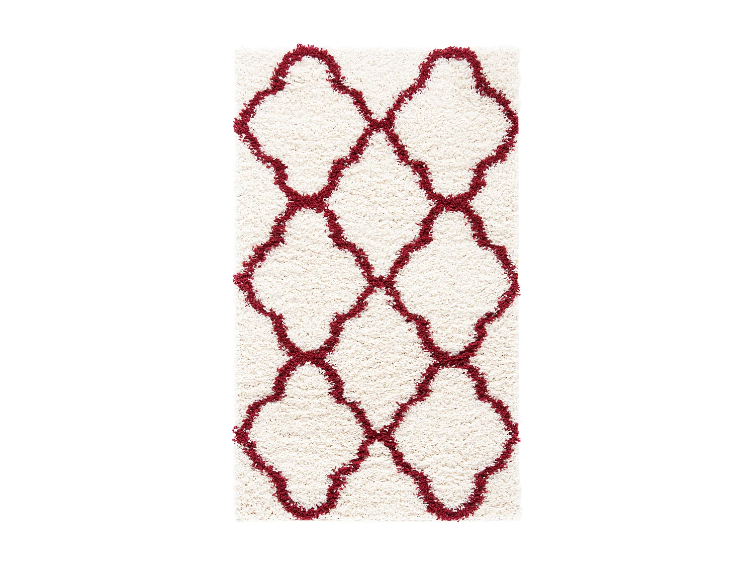 Tapis Neutre/Rouge 122 X 183 cm - Aldo