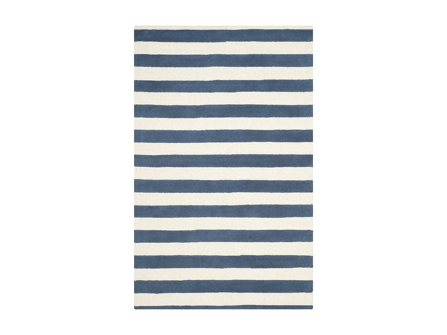 Tapis Bleu Marine/Neutre 122 X 183 cm - Amiyah