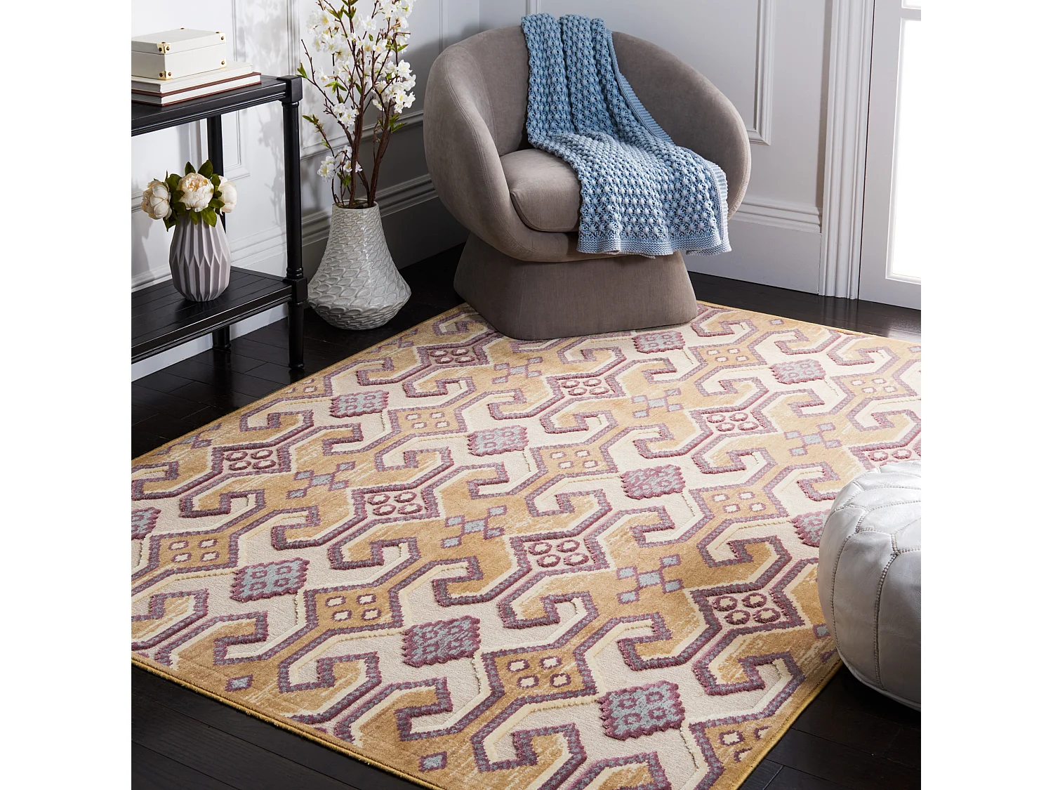 Tapis Or/Multicolore 160 X 229 cm - Thalassa