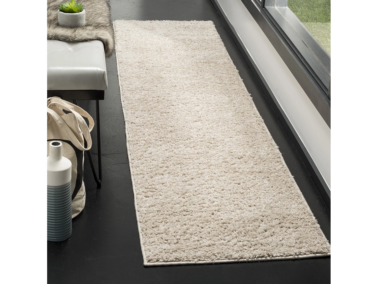 Tapis Gris 61 X 244 cm - Rafi