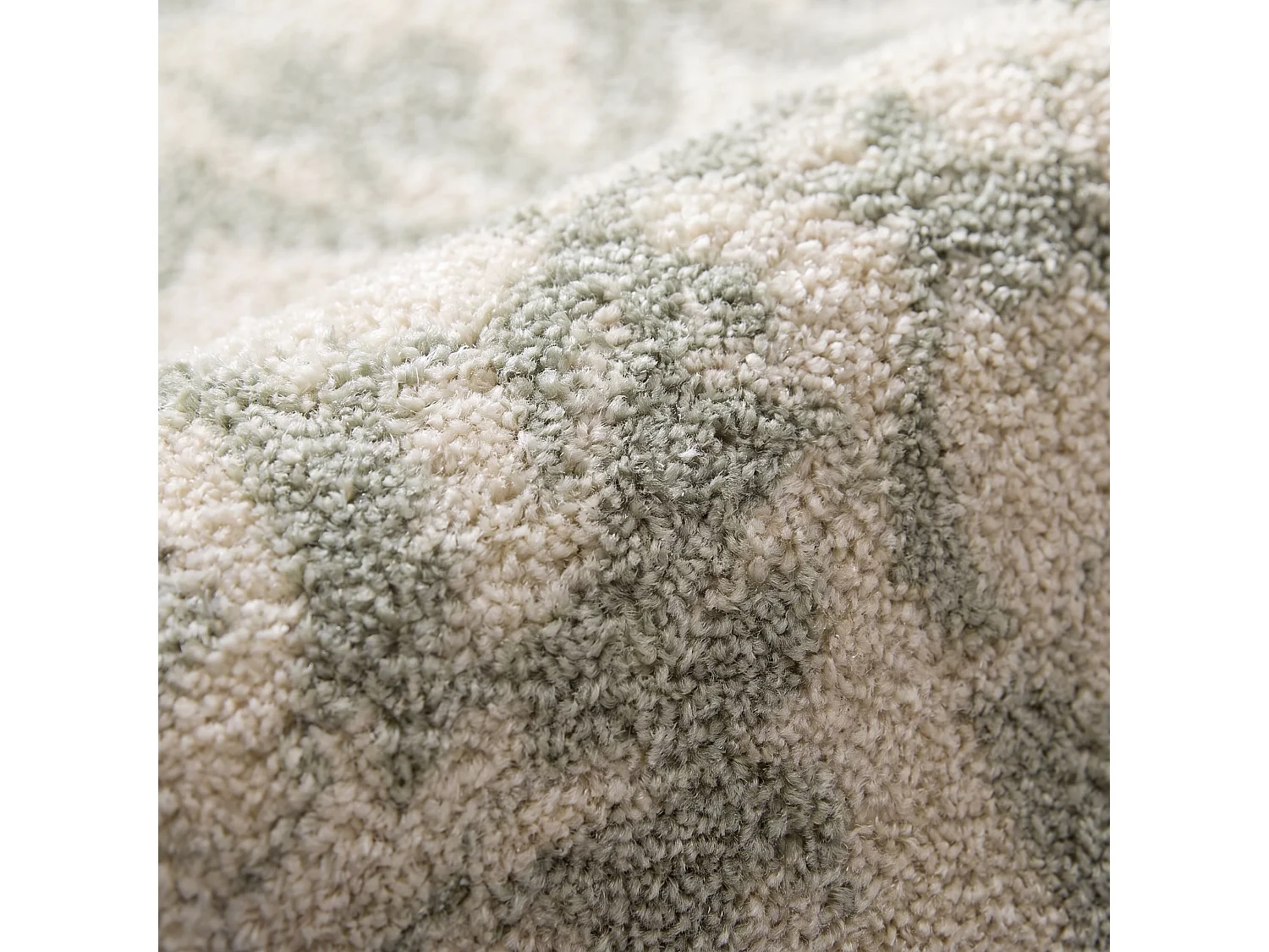 Tapis Neutre/Vert 122 X 183 cm - Lucinda