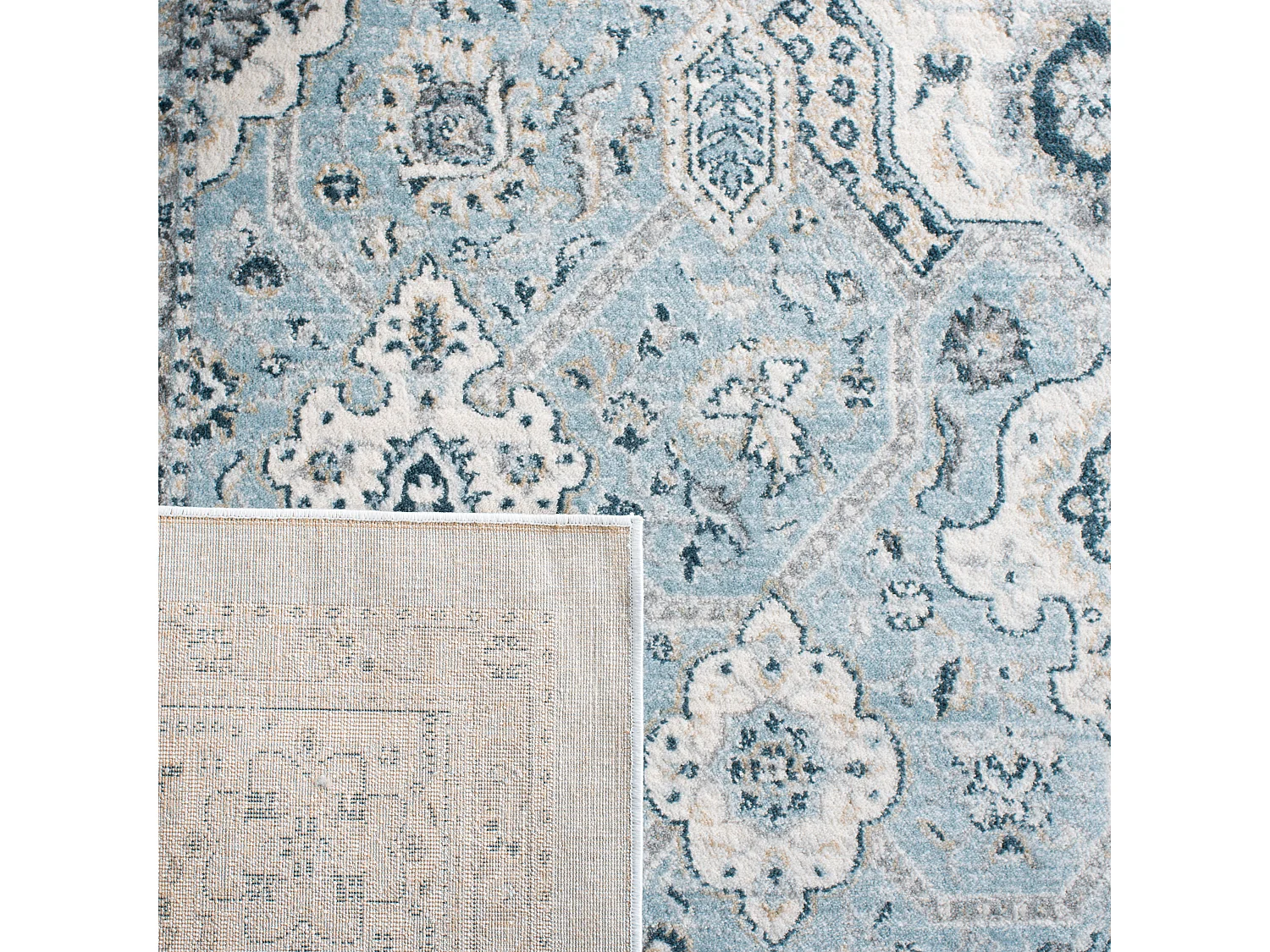 Tapis Bleu/Neutre 160 X 229 cm - Ileana