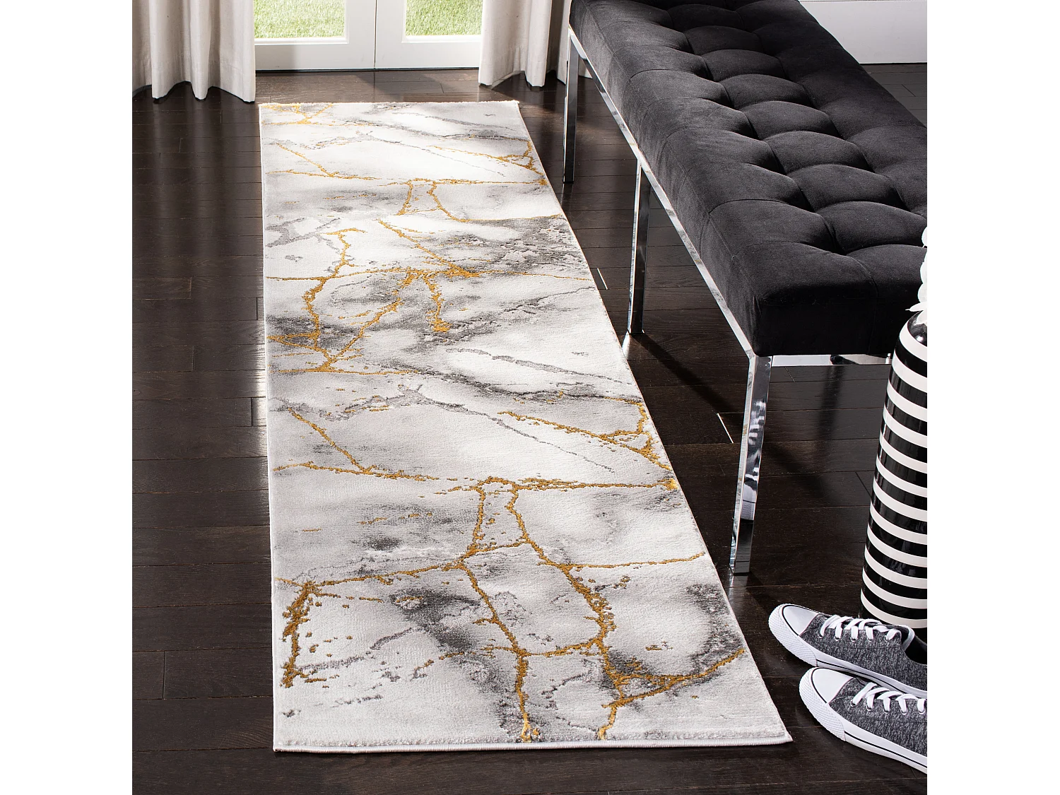 Tapis Gris 69 X 244 cm - Margaretha