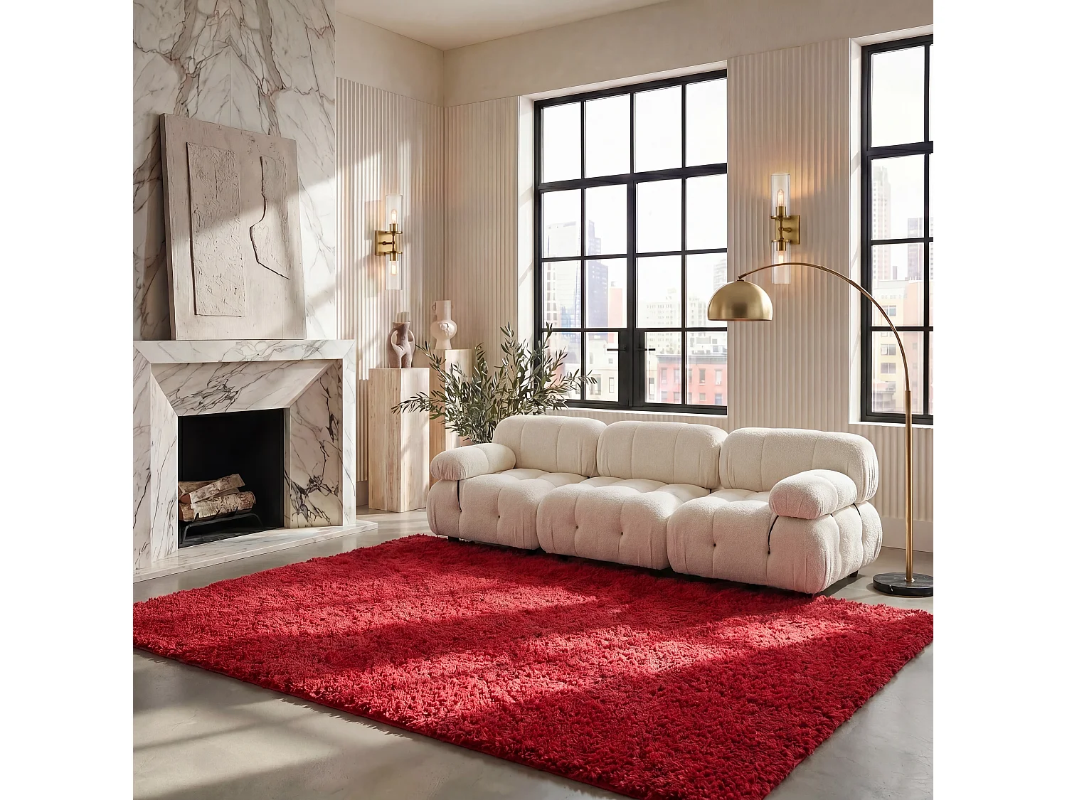 Tapis Rouge 160 X 229 cm - Lola