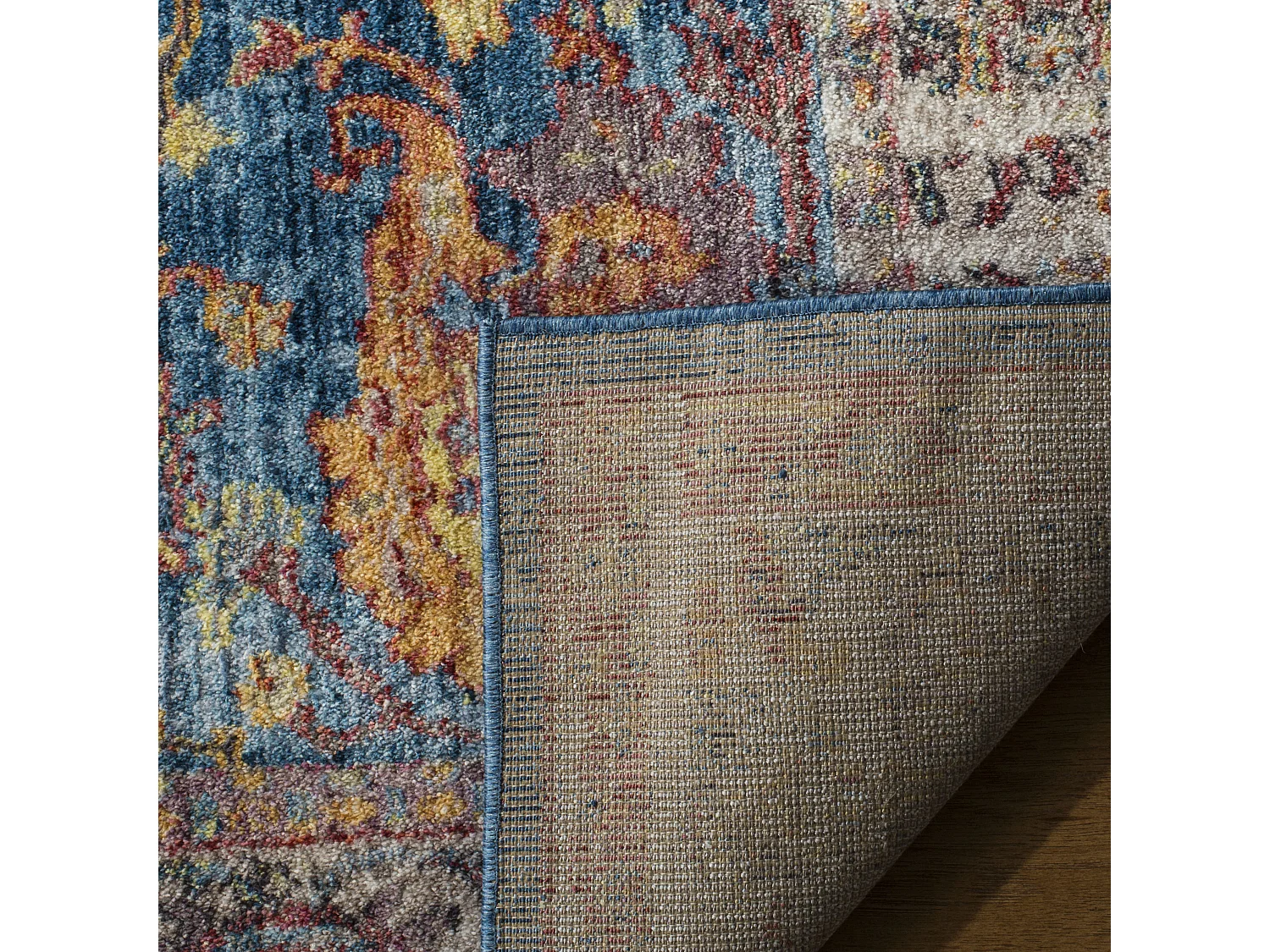 Tapis Bleu/Gris 69 X 244 cm - Hali