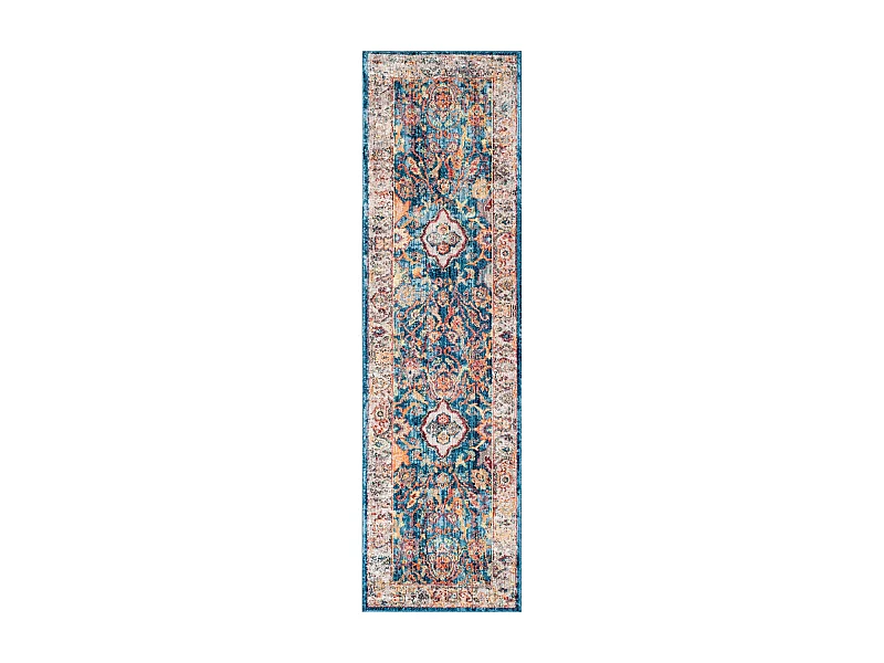 Tapis Bleu/Gris 69 X 244 cm - Hali