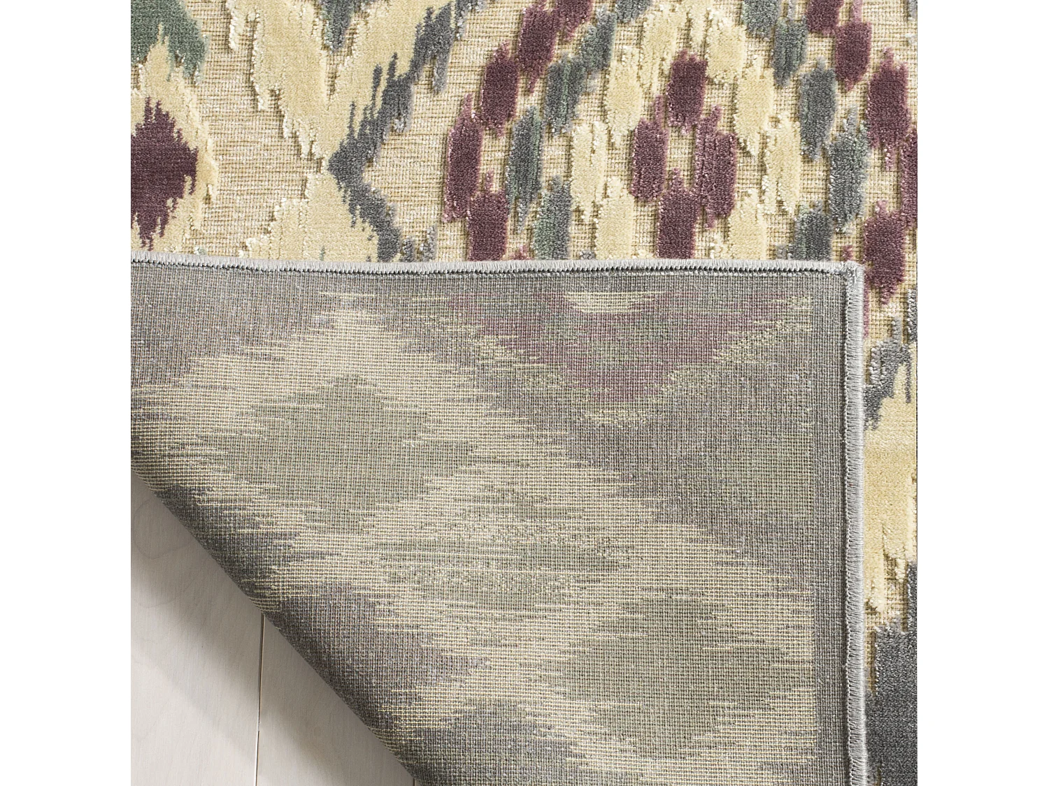 Tapis Gris/Multicolore 122 X 170 cm - Evadne