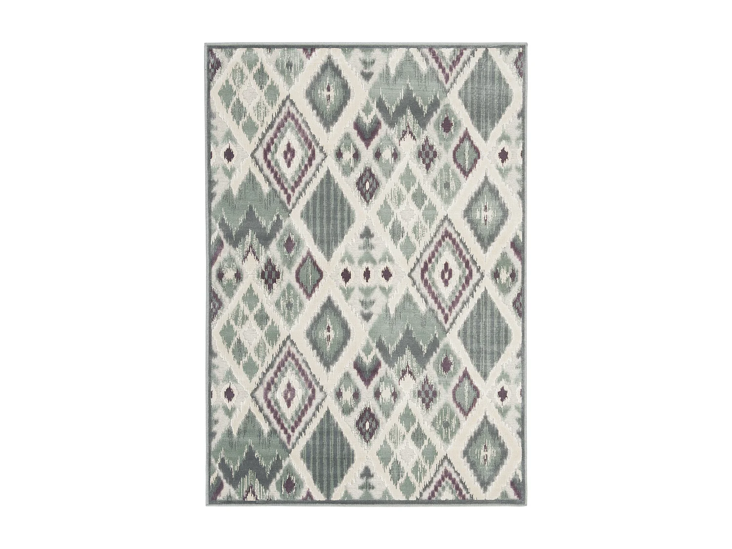 Tapis Gris/Multicolore 122 X 170 cm - Evadne